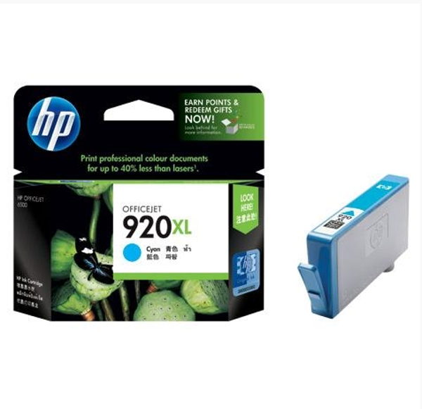 ΜΕΛΑΝΗ HP 920XL CYAN CD972AE BGX 700 PAGES