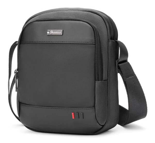 ΤΣΑΝΤΑΚΙ ΩΜΟΥ ARCTIC HUNTER K00063 με θήκη tablet, αδιάβροχη, 2.9L, μαύρη