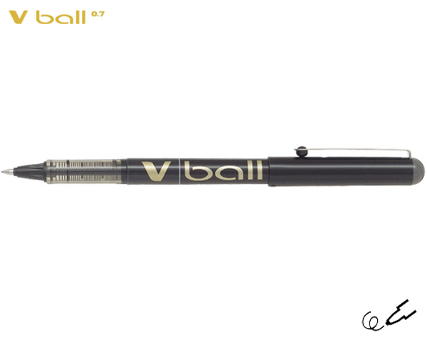 ΣΤΥΛΟ  PILOT  V-BALL  0,7 mm  (FINE)  ΜΑΥΡΟ