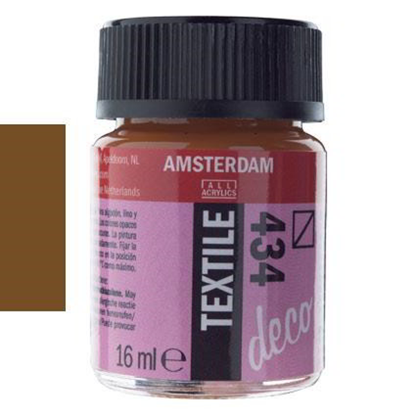 ΧΡΩΜΑ DECORFIN ΓΙΑ ΥΦΑΣΜΑ 16ml SIENNA BROWN Νο434