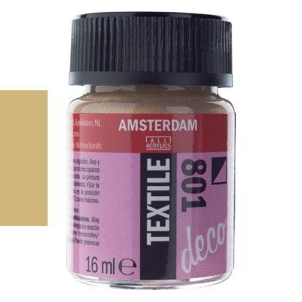 ΧΡΩΜΑ DECORFIN ΓΙΑ ΥΦΑΣΜΑ 16ml  GOLD Νο801