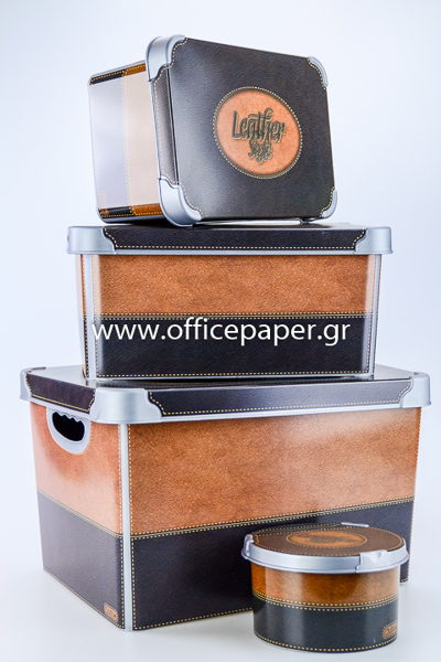 ΚΟΥΤΙ SD LEATHER STYLE ΠΑΡ/ΜΜΟ 17X26X13cm Π-Μ-Υ 5 lt