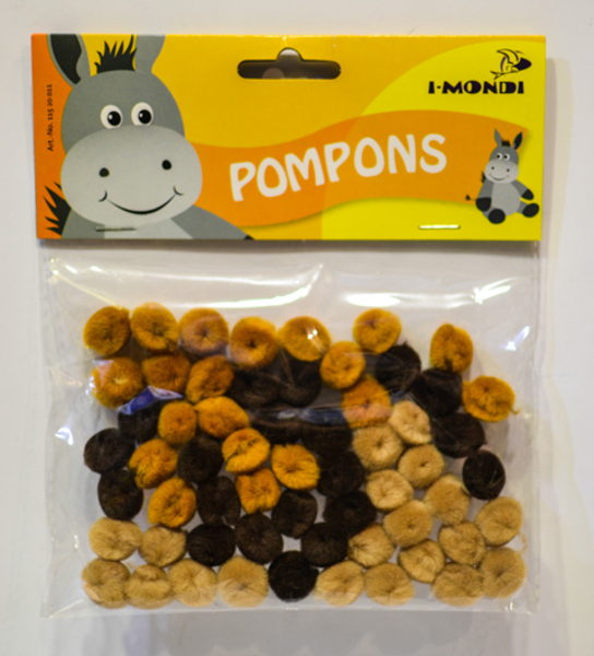 ΠΟΜ ΠΟΜ I-MONDI 15mm 60TEM No11520011 ΚΑΦΕ