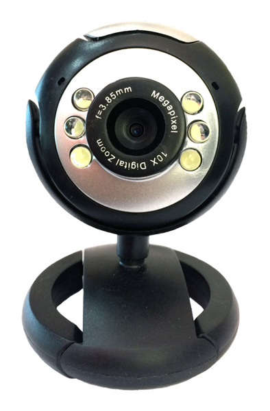 ΚΑΜΕΡΑ WEB POWERTECH PT-509 6LEDS +MIC 1.3MP-12MP INTERPOLATED