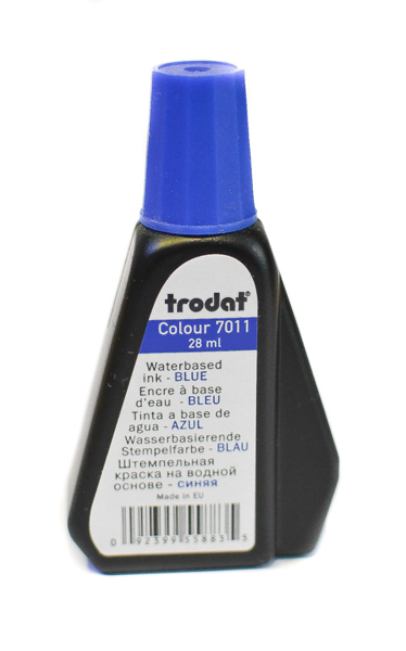 ΜΕΛΑΝΗ ΑΥΤΟΜΑΤΩΝ ΣΦΡΑΓΙΔΩΝ TRODAT ΜΠΛΕ 28ml 7011