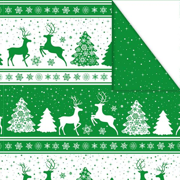 ΧΑΡΤΟΝΙ ΦΩΤΟ FABI ΧΜΑS DECO GREEN 1  50X70 1455079
