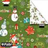 ΧΑΡΤΟΝΙ ΦΩΤΟ FABI ΧΜΑS SANTA GREEN  50X70 1455087