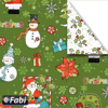ΧΑΡΤΟΝΙ ΦΩΤΟ FABI ΧΜΑS SANTA GREEN  50X70 1455087