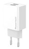 ΦΟΡΤΙΣΤΗΣ ΜΠΡΙΖΑΣ POWERTECH φορτιστής τοίχου PT-1321, 2x USB, 12W, λευκός