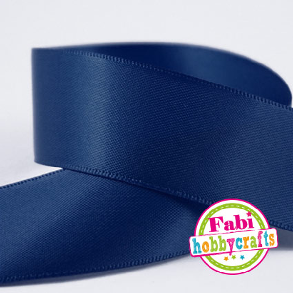 ΚΟΡΔΕΛΑ ΣΑΤΕΝ FABI ΜΟΝΗ 2cm X 46m ΜΠΛΕ ΣΚΟΥΡΟ 130449