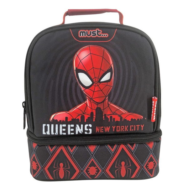 Τσαντάκι Φαγητού Ισοθερμικό Spiderman Queens New York City Must 2 Θήκες