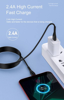 ΚΑΛΩΔΙΟ AWEI USB σε Lightning CL-115L, 2.4A, 1m, μαύρο