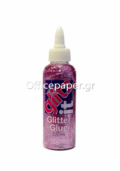 ΧΡΥΣΟΚΟΛΛΑ GLITZ-IT 120ml PINK-ΡΟΖ