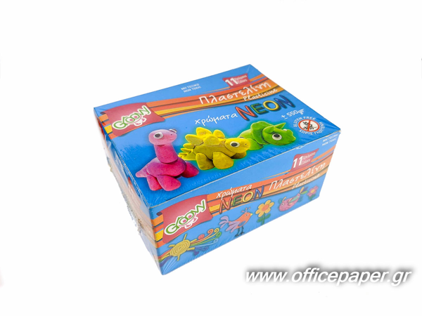 ΠΛΑΣΤΕΛΙΝΗ GROOVY 11 NEON ΧΡΩΜΑΤΑ 550gr ΧΩΡΙΣ ΓΛΟΥΤΕΝΗ ΜΗ ΤΟΞΙΚΗ