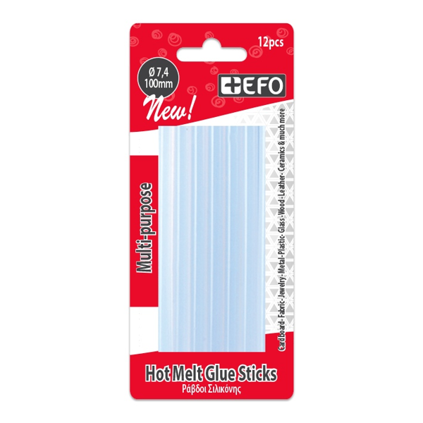 ΡΑΒΔΟΙ ΣΙΛΙΚΟΝΗΣ  EFO 10cm Φ7.4mm SET 12 TEMAXIA 121807