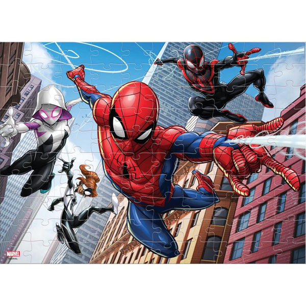 PUZZLE ΧΡΩΜΑΤΙΣΜΟΥ 2 ΟΨΕΩΝ 100ΤΕΜ SPIDERMAN