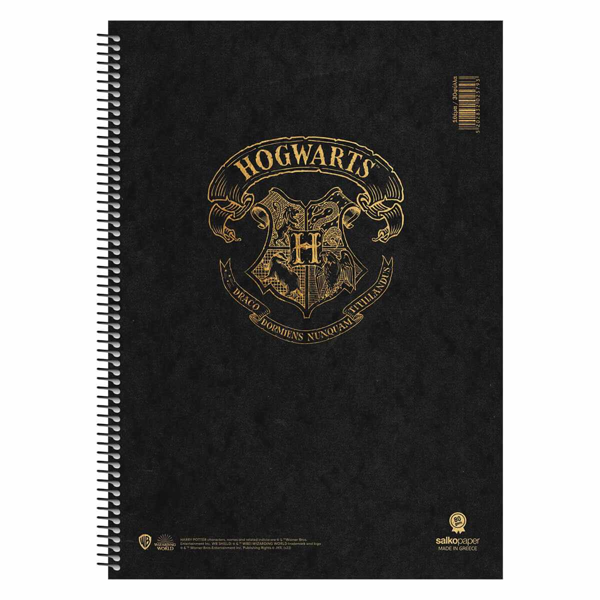 ΤΕΤΡΑΔΙΟ ΣΠΙΡΑΛ MONO SALKO HOGWARTS 21X29 60Φ-120σελ. ΘΕΜΑΤΑ 2 7352  2022