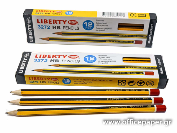 ΜΟΛΥΒΙ LIBERTY HB No 3272 ΚΙΤΡΙΝΟ-ΜΑΥΡΟ