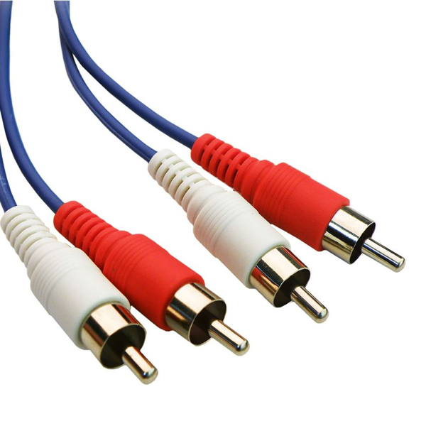ΚΑΛΩΔΙΟ POWERTECH 2 x RCA Male / 2 x RCA Male (red,white) - 3m