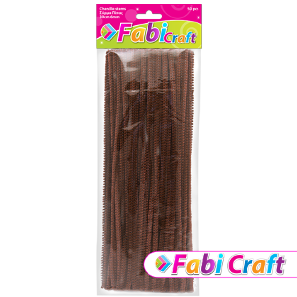 ΣΥΡΜΑ ΠΙΠΑΣ FABI ΚΑΦΕ 6mm Χ 30cm ΣΑΚ.50ΤΕΜ