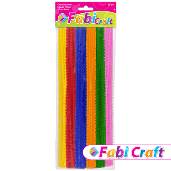 ΣΥΡΜΑ ΠΙΠΑΣ FABI ΜΙΧ ΑΣΟΡΤΙ 6mm Χ 30cm ΣΑΚ.50ΤΕΜ