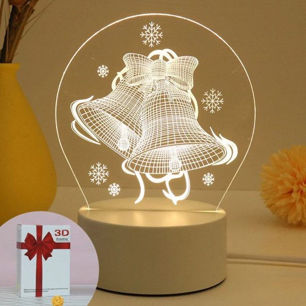 ΦΩΤΙΣΤΙΚΟ ΧΡΙΣΤΟΥΓΕΝΝΩΝ LED ΛΕΥΚΟ ΦΩΣ  USB ME ΔΙΑΚΟΠΤΗ 6 ΣΧΕΔΙΑ