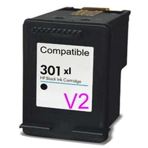 ΜΕΛΑΝΗ ΣΥΜΒΑΤΗ HP 301XL NEW VERSION 2 ! BLACK RADUGA 20ML