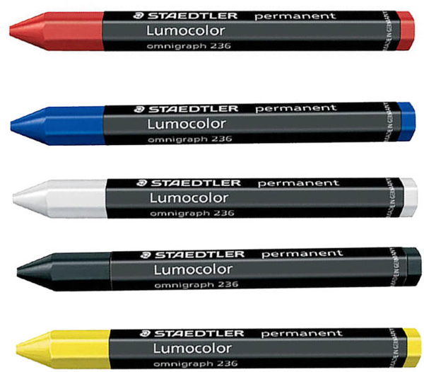 ΚΗΡΟΜΠΟΓΙΑ STAEDTLER LUMOCOLOR 236-0  ΓΙΓΑΣ ΛΕΥΚΗ PERMANENT OMNIGRAPH 1 TEMAXIO