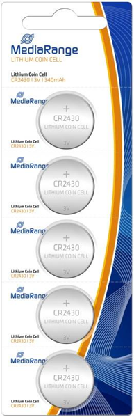 ΜΠΑΤΑΡΙΕΣ MEDIA RAGNE LITHIUM CR2430 3V 340mAh  TIMH 1 TEM
