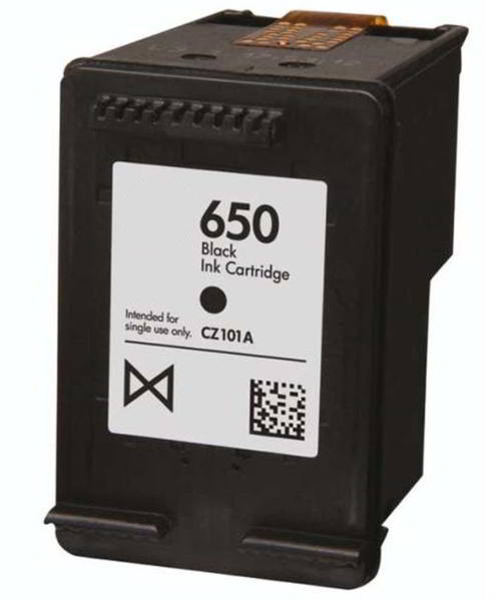 ΜΕΛΑΝΗ HP 650XL BLACK ΣΥΜΒΑΤΗ 12ML CZ101AE BHL 1000+ PAGES* (X3)