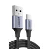 ΚΑΛΩΔΙΟ UGREEN US288 TYPE-C 2M BLACK 3A BRAIDED  60128