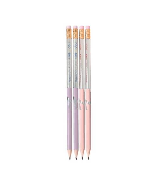 ΜΟΛΥΒΙ DELI MACARON HB ΜΕ ΓΟΜΑ ΣΕ 2 PASTEL ΣΧΕΔΙΑ No.U548 00