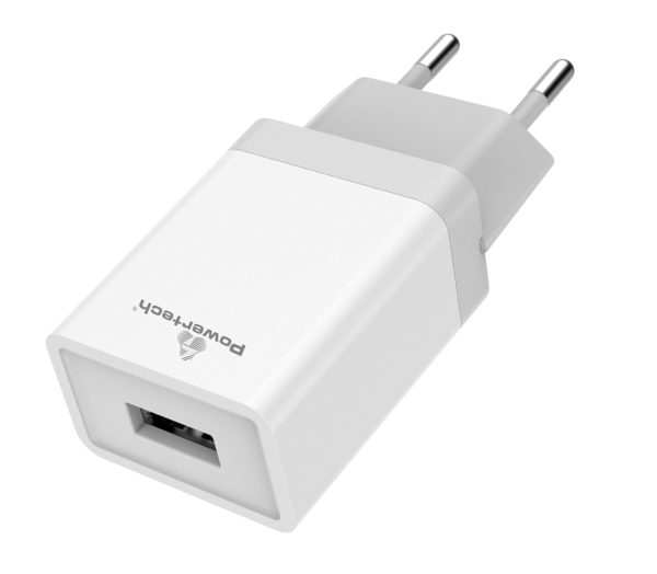ΦΟΡΤΙΣΤΗΣ ΜΠΡΙΖΑΣ POWERTECH PT-709 QUICK CHARGE 3.0  1x USB, DC5V 3.A max , WHITE