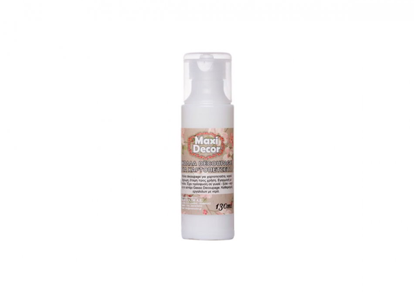 ΚΟΛΛΑ DECOUPAGE-ΧΑΡΤΟΠΕΤΣΕΤΑΣ MAXI DECOR ΦΙΑΛΗ 130ML