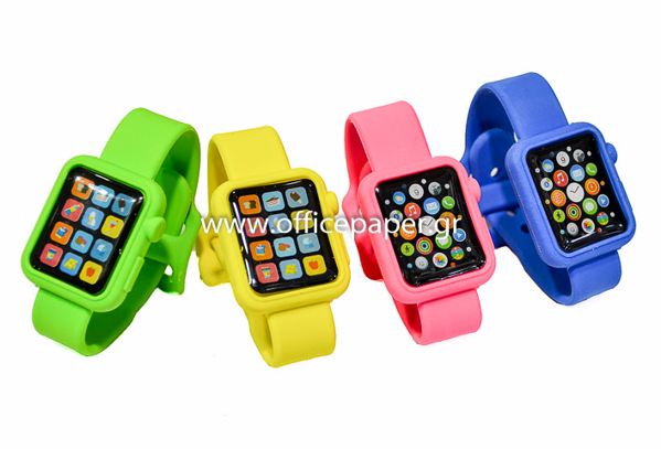 ΓΟΜΟΛΑΣΤΙΧΑ ΡΟΛΟΙ SMARTWATCH ΜΠΛΕ 3Χ19cm ΣΕ ΚΟΥΤΙ ΔΩΡΟΥ