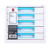 ΣΥΡΤΑΡΙΕΡΑ ΠΛΑΣΤΙΚΗ DELI RIO EZ01033 Α4 5 ΘΕΣΕΩΝ 27.7x34.4x25.9cm  ΛΕΥΚΟ ΜΕ ΓΑΛΑΖΙΟ