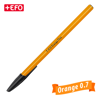 ΣΤΥΛΟ EFO ORANGE 0.7mm ΜΑΥΡΟ ΜΕ ΚΑΠΑΚΙ 384102