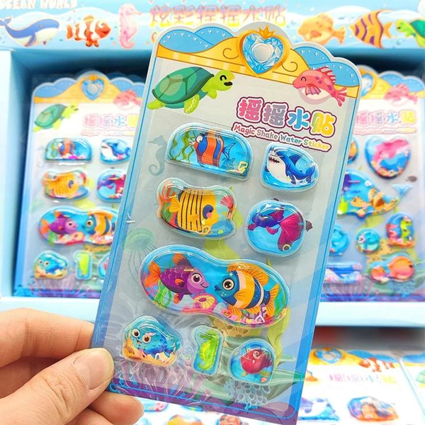 ΑΥΤΟΚΟΛΛΗΤΑ ΝΕΡΟΥ κPencilia sticker 20Χ9ΕΚ. ΔΙΑΦΟΡΑ ΣΧΕΔΙΑ 13-827