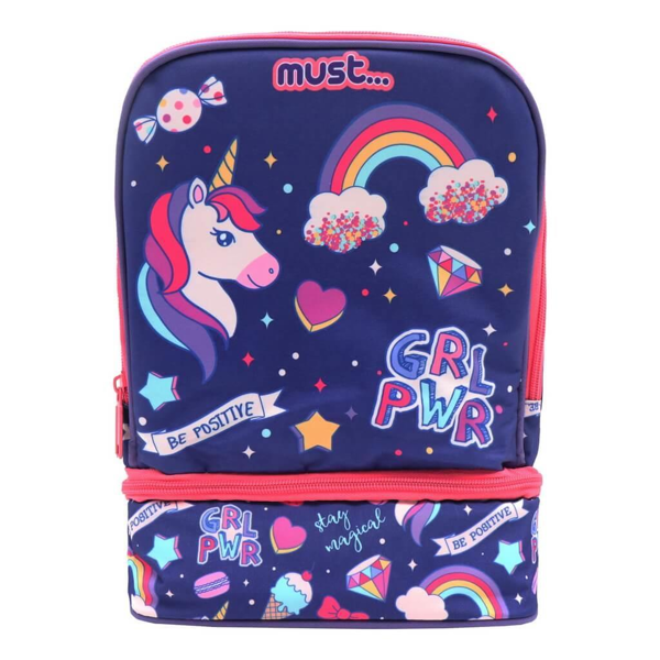 ΤΣΑΝΤΑΚΙ ΦΑΓΗΤΟΥ MUST YUMMY 22Χ16Χ28 ΙΣΟΘΕΡΜΙΚΟ LITTLE UNICORN BE POSITIVE  000585810