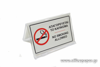 ΣΤΑΝΤΑΚΙ ΕΠΙΤΡΑΠΕΖΙΟ "ΝΟ SMOKING" 6X6X12cm No 0.22.129