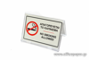 ΣΤΑΝΤΑΚΙ ΕΠΙΤΡΑΠΕΖΙΟ "ΝΟ SMOKING" Κ-770 ΤΥΠΟΥ Λ 90X55mm