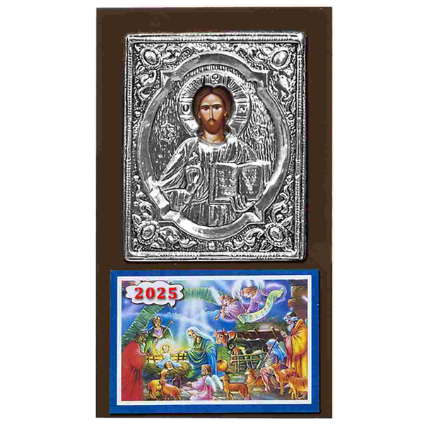 ΗΜΕΡΟΛΟΓΙΟ ΞΥΛΙΝΟ ΕΙΚΟΝΑ 21x13cm Xmasfest 1131031