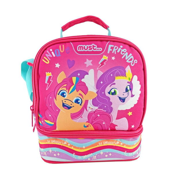 Τσαντάκι Φαγητού Ισοθερμικό My Littlie Pony Unique Friends Must 2 Θήκες