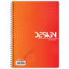 ΤΕΤΡΑΔΙΟ ΣΠ. DESIGN 17Χ25 Β5 2Θ 4 ΧΡΩΜΑΤΑ 60φ./120σελ.