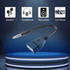 ΑΝΤΑΠΤΟΡΑΣ POWERTECH καλώδιο 3.5mm σε USB 2.0 female CAB-J055, 0.5m, μαύρο