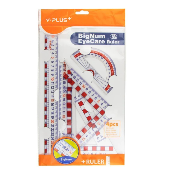 ΓΕΩΜΕΤΡΙΚΟ ΣΕΤ Y-PLUS 4 TMX BIG NUM EYE 30εκ. RS240100