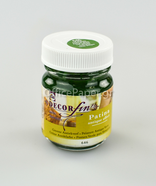 ΠΑΤΙΝΑ DECORFIN No646 Antique green 50ml