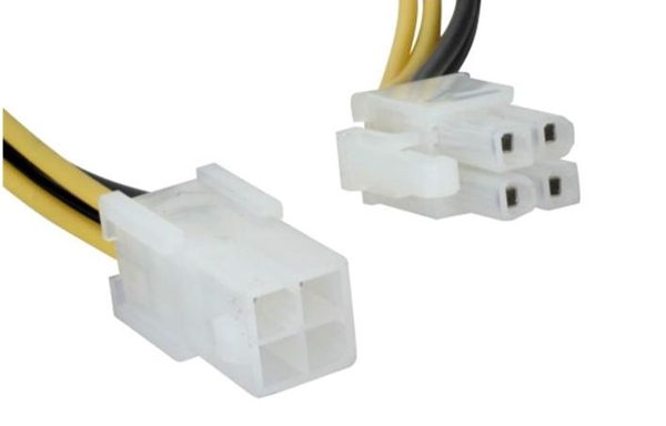 ΚΑΛΩΔΙΟ POWERTECH για MB 4pin αρσενικό σε 4pin θηλυκό , 20cm