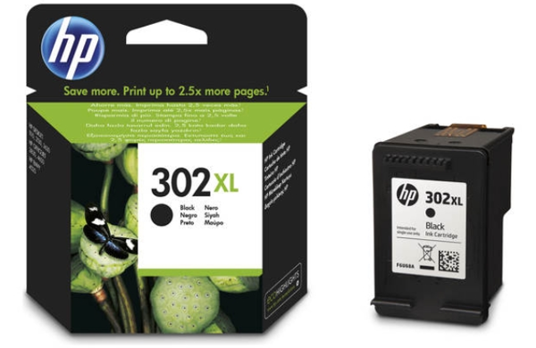 ΜΕΛΑΝΗ HP 302XL BLACK F6U68AE UUS 480PAGES 8.5ml
