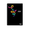 ΤΕΤΡΑΔΙΟ ΣΠΙΡΑΛ BLACK & COLOR Α4 21X29 2Θ 60Φ 80gr SKAG  ΔΙΑΦΟΡΑ ΣΧΕΔΙΑ 313056
